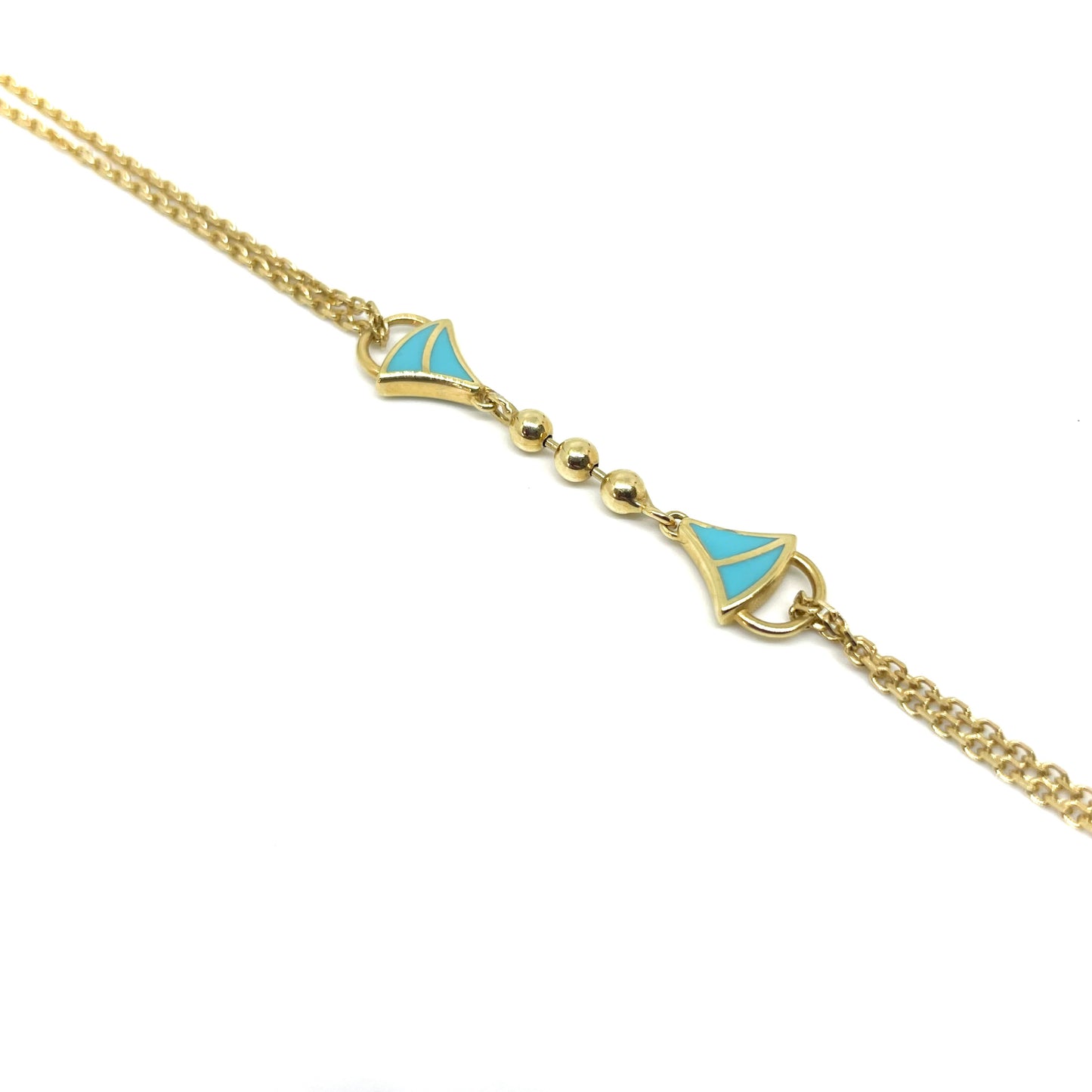 Turquoise Enamel Bracelet