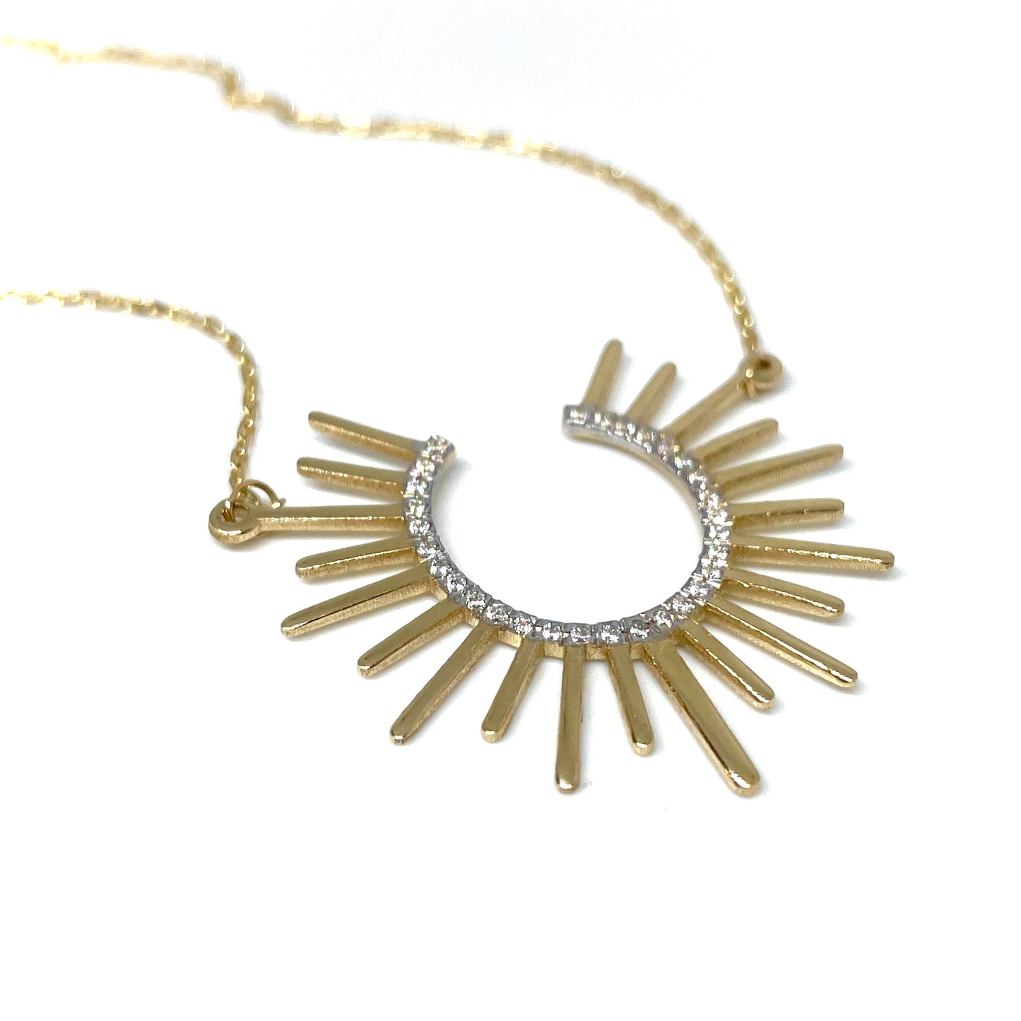 Sunburst Pendant Necklace