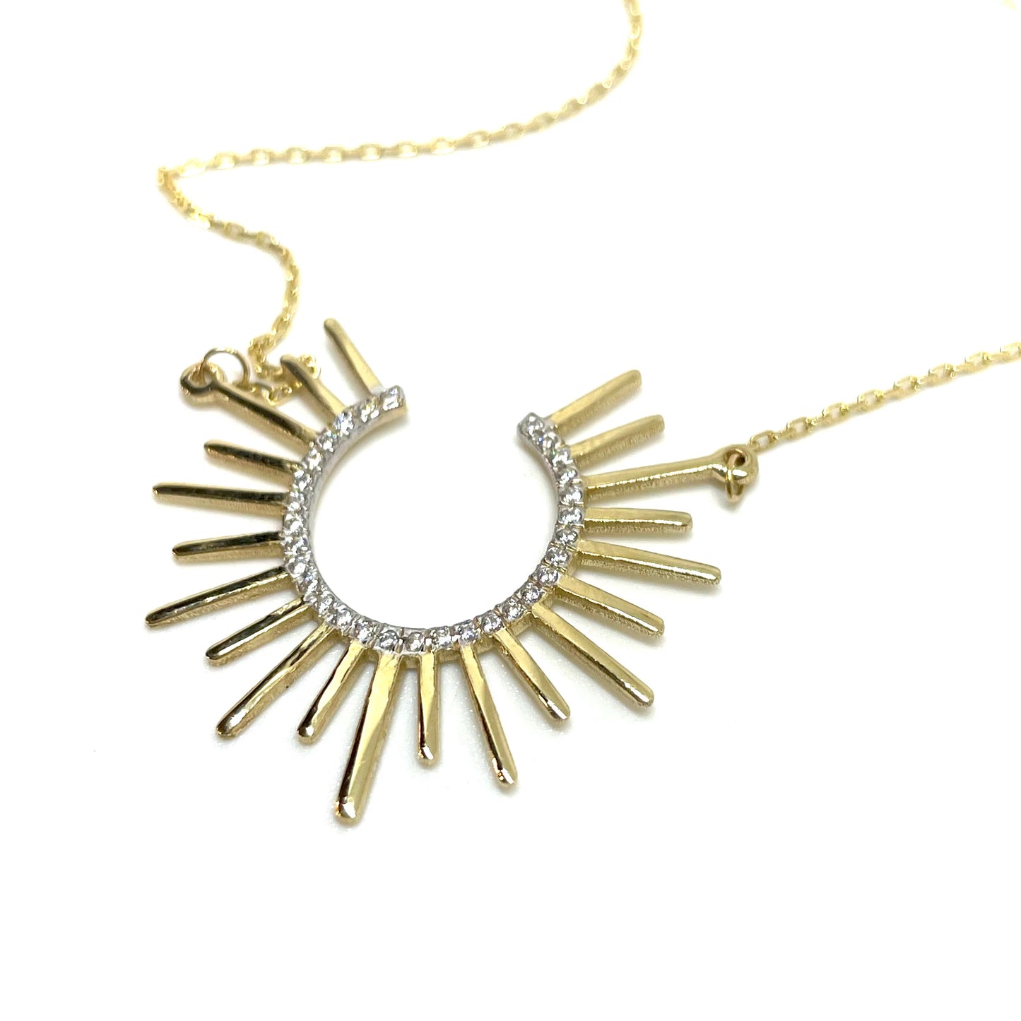 Sunburst Pendant Necklace