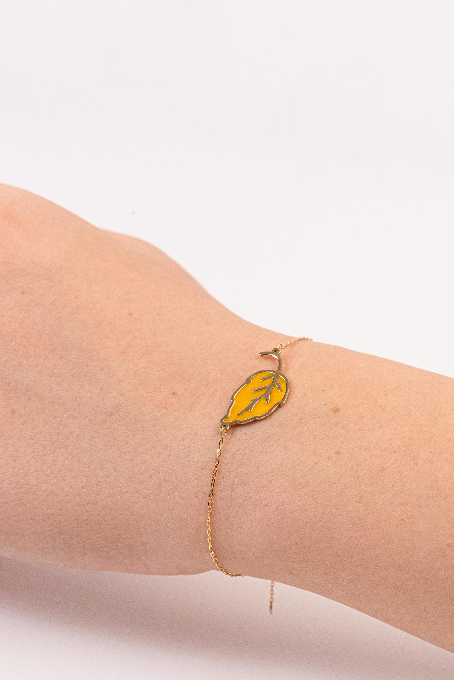 Golden Leaf Bracelet