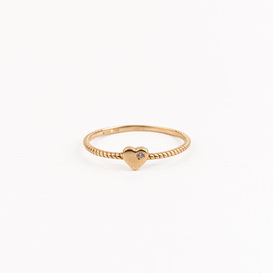 Heart Twist Ring