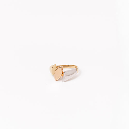 Tricolor Elegant Ring