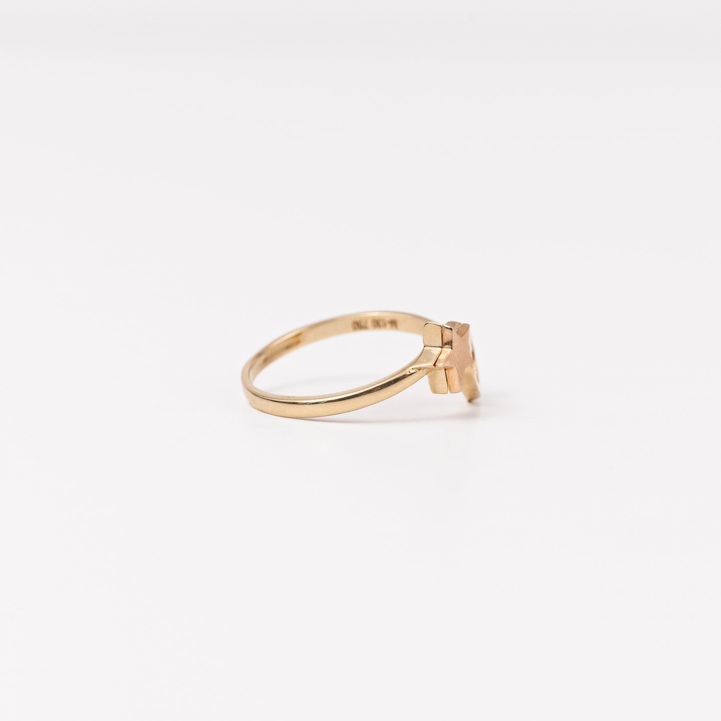 Heart & Star Motif Ring