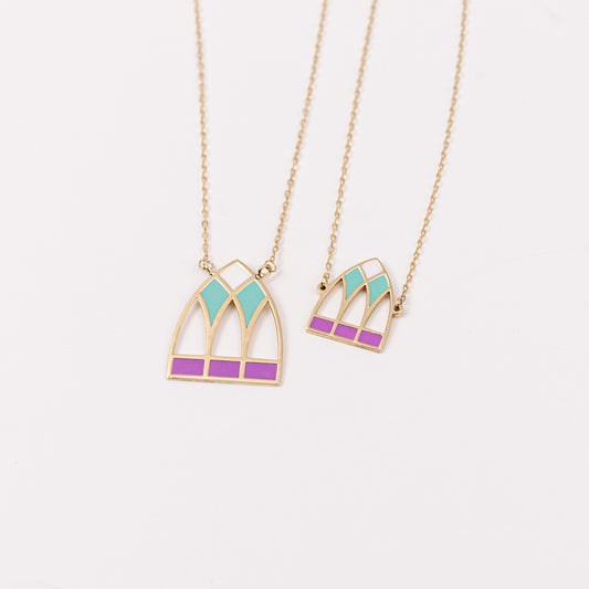 Qantara Necklace - Lavender Coast