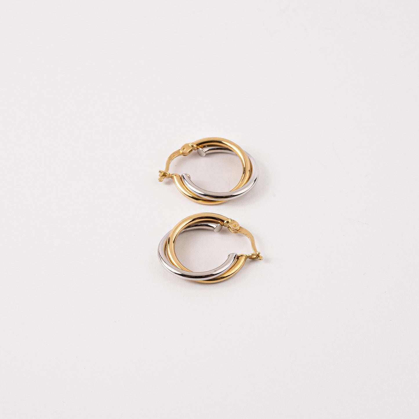 Unity Bicolor Hoop Earrings