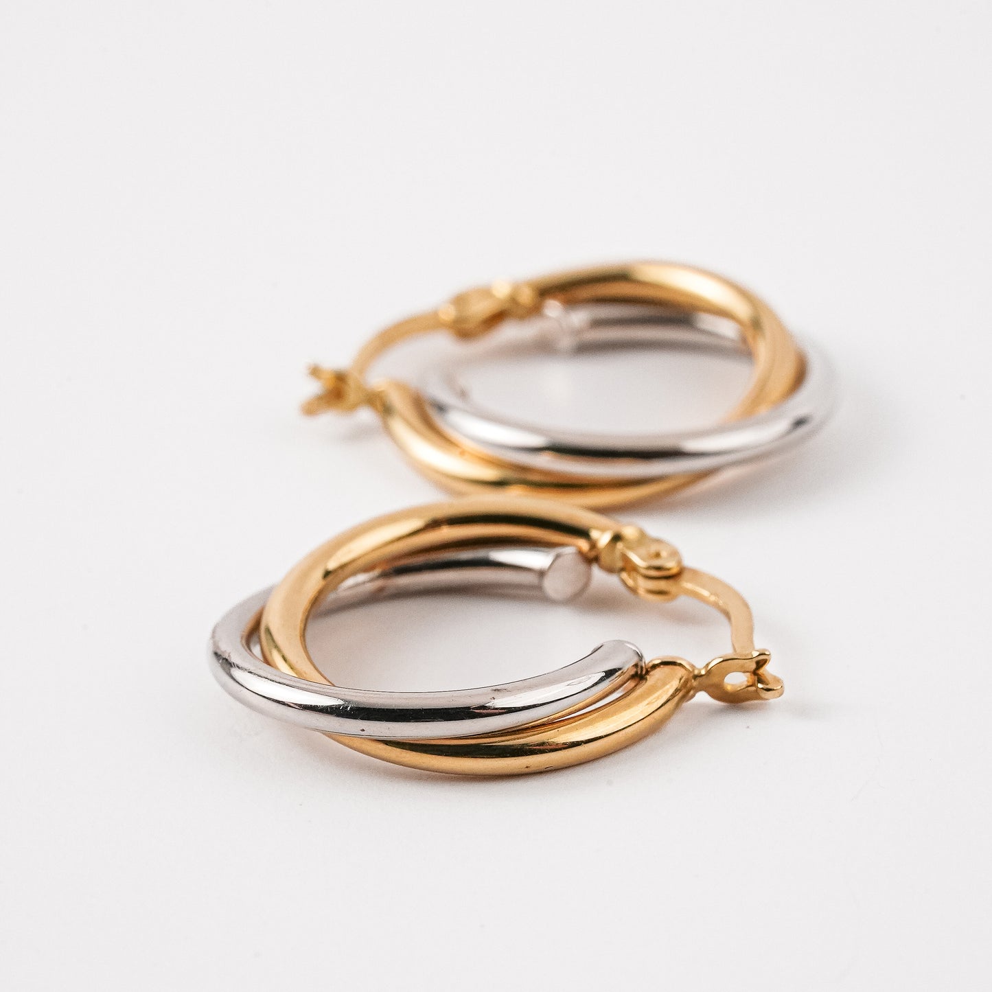 Unity Bicolor Hoop Earrings