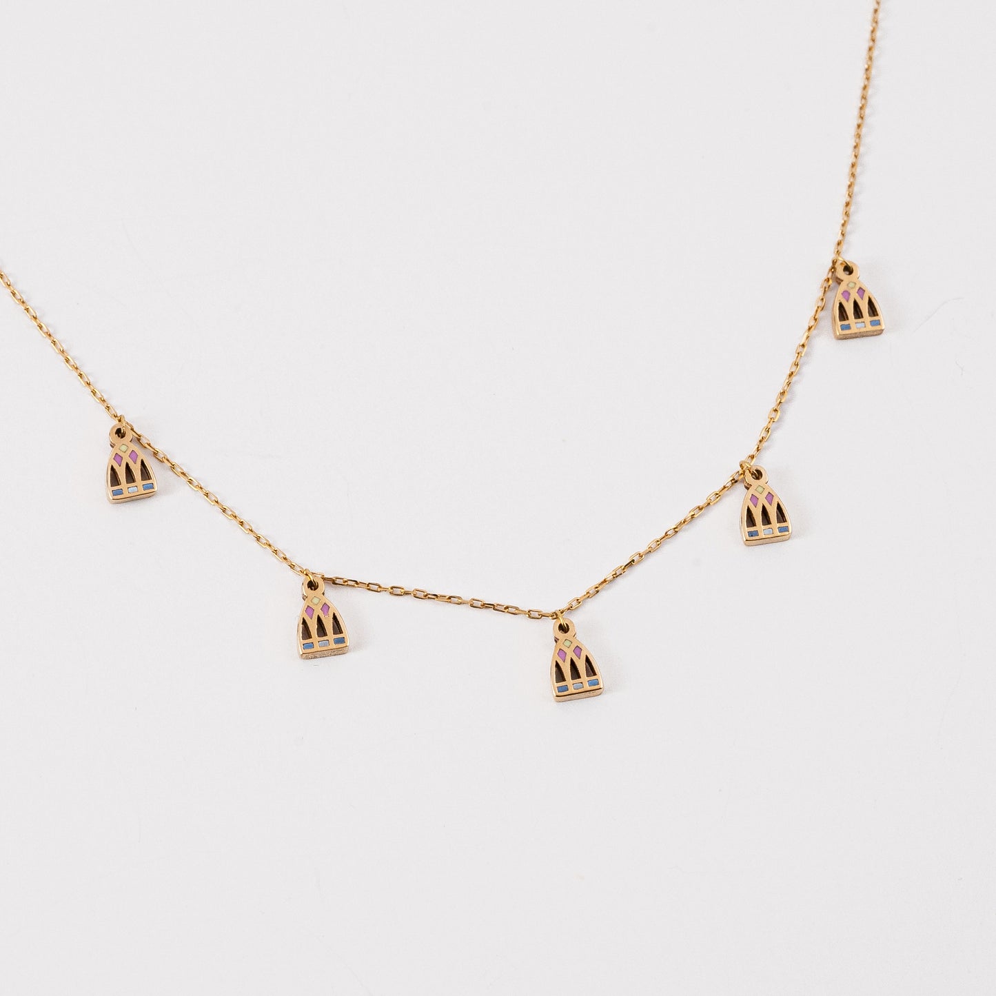 Qantara Charms Choker Necklace